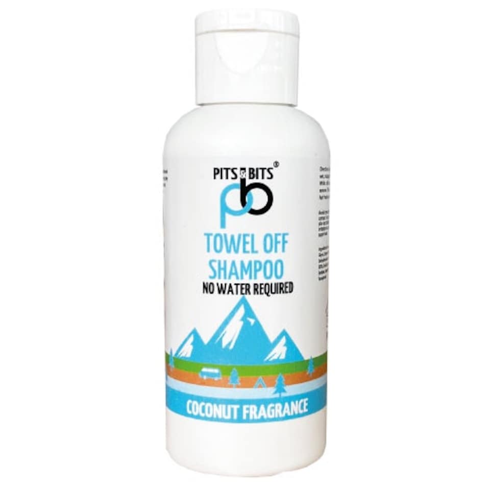 image 1 of Pits & Bits® Towel Off Shampoo 100ml - Coconut