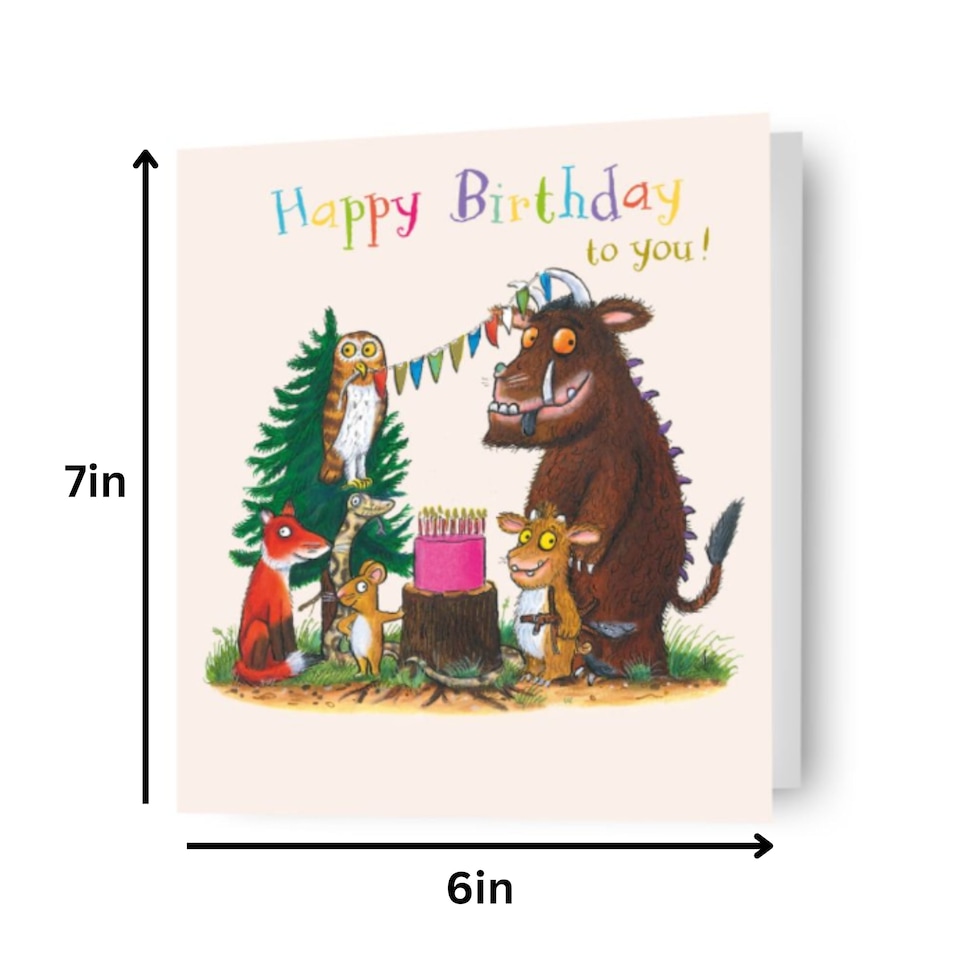 image 1 of The Gruffalo Happy Birthday Card