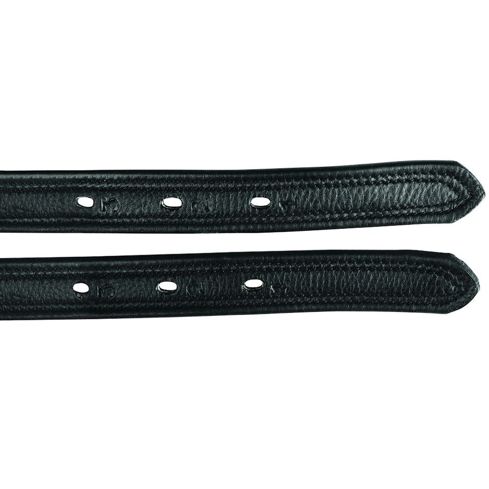 image 1 of Hy Supersoft Leather Horse Stirrup Leathers - Black - 56in