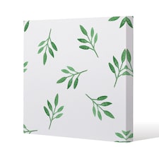 Green Leaf (Canvas Print) / 61 x 61 x 4cm | Multi