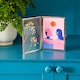image 1 of Recycled Glass Folded Double Photo Frame