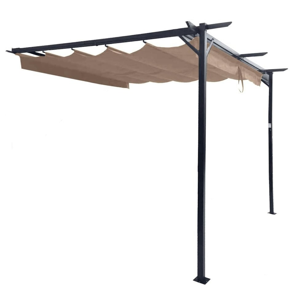 image 1 of Steel Wall Mounted Pergola