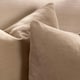 image 4 of OHS 2 x Soft Plain Matte Velvet Cushion Covers, 45x45cm - Natural | Yellow | Natural | 45x45cm | 2