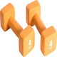 image 2 of Neoprene Coated Dumbbell Set (2 x 4kg)