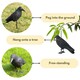 image 7 of Marco Paul Plastic Black Crow Scarer 36cm