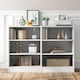 image 9 of COSTWAY 3 Tier Bookcase Floor Standing Open Bookshelf Bedroom Modern Display Cabinet