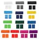 image 1 of Sports Sweatband Wristband & Headband 3 Piece Set Stretch Cotton Mix Absorbent Gym Running Fitness Exercise Head & Wrist Bands
