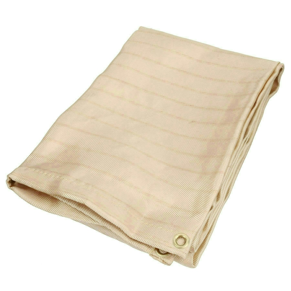 image 1 of Heat Treated Fibreglass Welding Fire Blanket 6ft x 4ft x 0.6mm Up To 550 Degrees