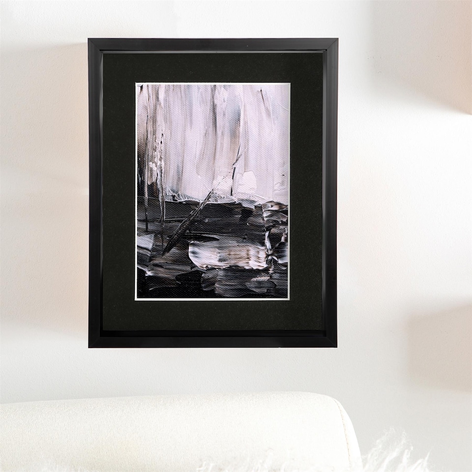 image 1 of Nicola Spring 8 x 10" Deep Photo Frames - Black/Black Mount - 3D Deep Box Picture Frame Display Case (27.5 x 22.5cm) x2