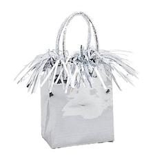 Silver Gift Bag Balloon Weight 160g