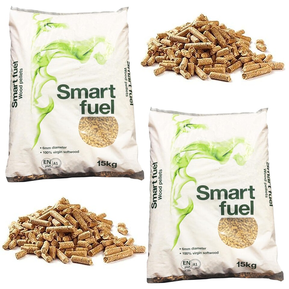 image 1 of 15kg Premium Wood Pellet High Heat Output Fuel For Pizza Ovens, Grills & BBQs