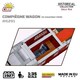 image 4 of Compiegne wagon brick model 1918 - COBI 6291 - 1945 bricks