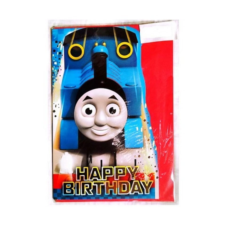 Thomas & Friends Happy Birthday Greetings Card - Multicoloured - One Size
