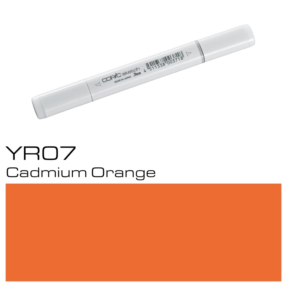 image 1 of Copic Sketch Marker, Cadmium Orange, Single Pen