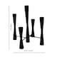 image 4 of Parker 5 Piece Candle Centerpiece - Mild Steel - L27 x W27 x H42 cm - Black | Black | 1