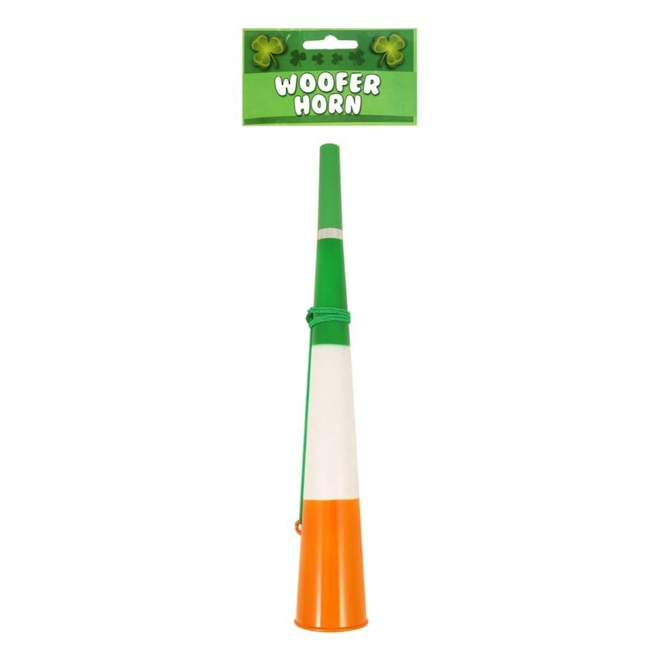 image 1 of Horn Green/white/orange 38cm W/green String