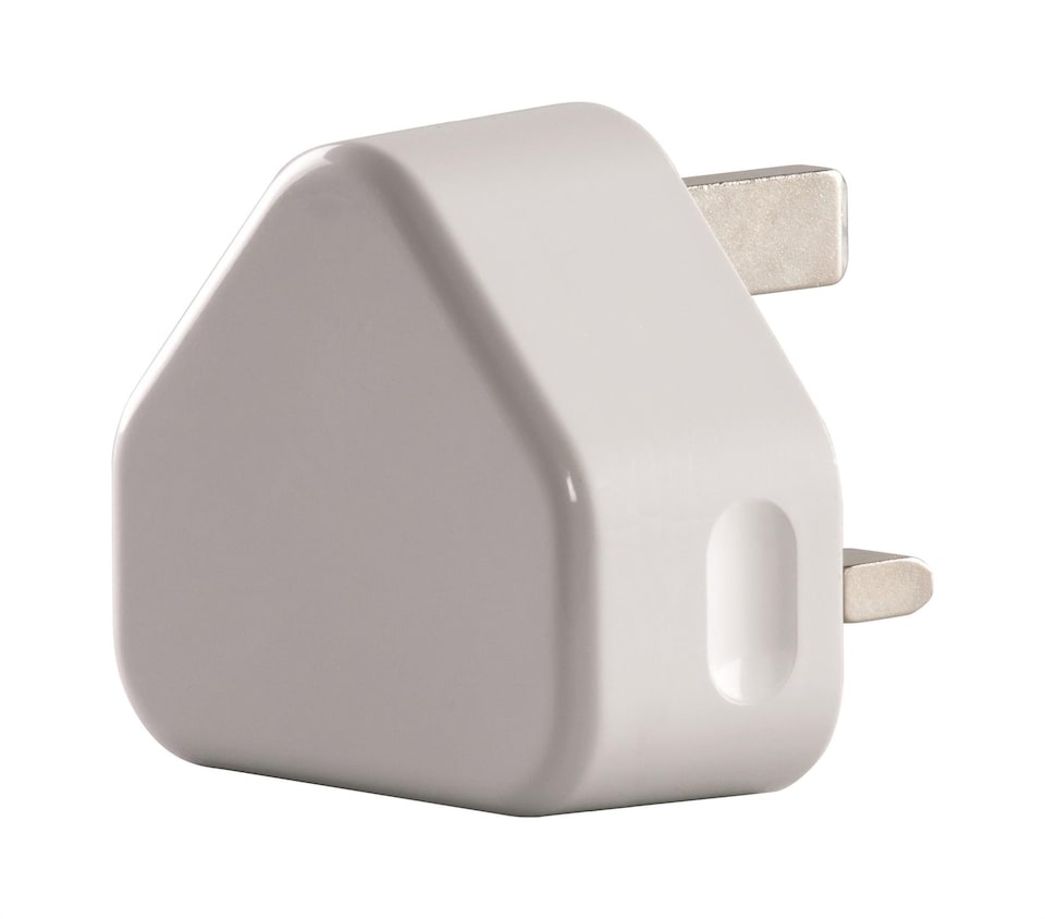 image 1 of Daewoo 2.1A Dual USB Mains Charger Plug Adaptor White