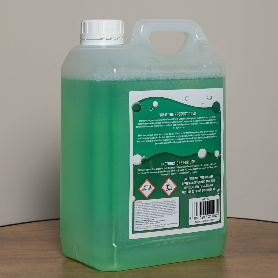 image 1 of 2.5 Litre Wet & Walk Away Patio Surface Cleaner Concentrate