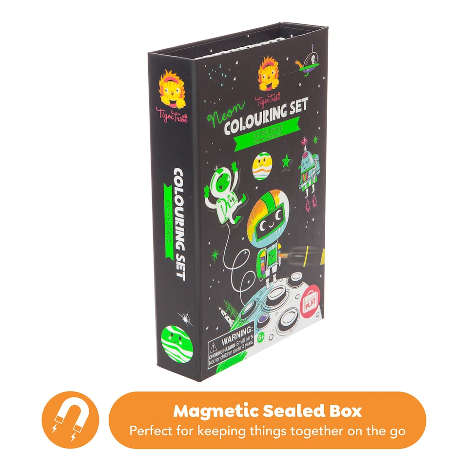 image 1 of Neon Colouring Set - Outer Space