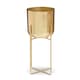 image 2 of Aliza Large Floor Standing Planter Gold