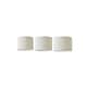 image 1 of ValueLights 3 Pack Modern Cream Drum Pendant Ceiling Light Shades With Diffusers