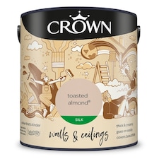 Crown Walls & Ceilings Silk 2.5L Toasted Almond