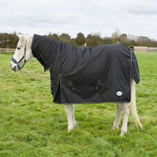Rhinegold Full Neck Monsoon Outdoor Rug Black | Size: 4ft 6
Colour: Black
