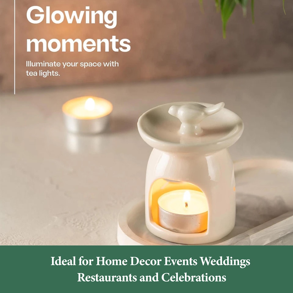 image 1 of Bolsius Tea Lights Pack of 75 White Unscented Decorative Ambient Candles