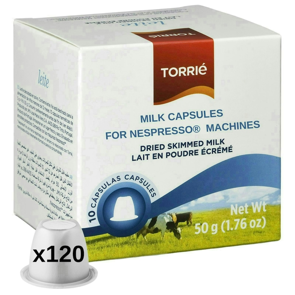 image 1 of Skinny Milk Creamer Nespresso ® Compatible Coffee Machine Pods (120 Pods)