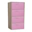 Antique Oak & Light Pink