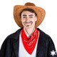 image 3 of Mens Cowboy Willy Costume | Black | black | XL | 1