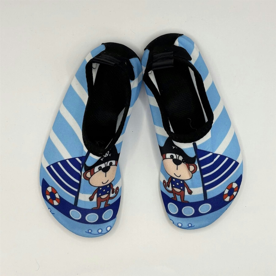 image 1 of Squelch Childrens Water Aqua Shoes - Pirate Monkey UK 6-7