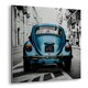 image 1 of Metal Art City Car Brushed Aluminium Print