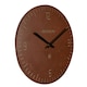 image 3 of Interval Resin Wall Clock 30cm - Oxblood Red | Oxblood