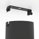 image 3 of EGLO Aieta Black & Brushed Brass Minimalist Ceiling Light