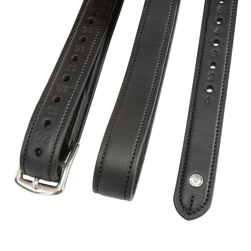 image 1 of Velociti Lusso Non-Stretch Stirrup Leathers Brown | Size: 1 Inch X 61 Inch
Colour: H.Brown