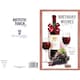 image 4 of Open Male Birthday Card Red Wine Bottle, Glass and Grapes