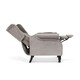 image 3 of Windsor Luxury Pushback Recliner Armchair Grey