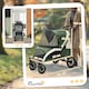 image 7 of PawHut Easy Folding Pet Stroller for Large Dogs 