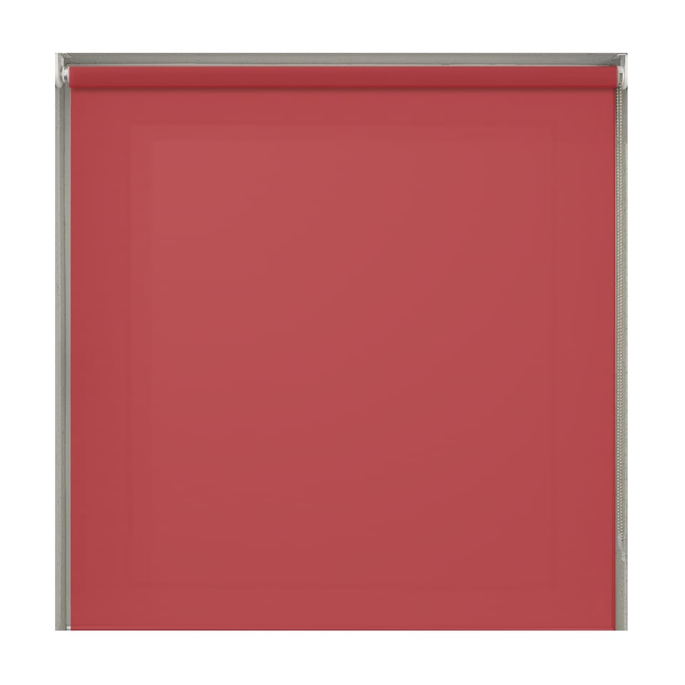 image 1 of 100cm Red Plain Straight Edge Daylight Roller Blind | Red | Red