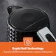 image 10 of GEEPAS 4 Slice Bread Toaster & 1.7L Cordless Electric Kettle Combo Set with Textured Design – Black
