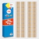 image 1 of 150pk Mini Wooden Pegs – Small Rustic Clips for Photos, Cards, Weddings & Crafts, Tiny Natural Pegs for Scrapbooking & DIY