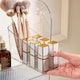 image 4 of Living and Home 3-Tier Transparent Cosmetics Makeup Storage Organizer