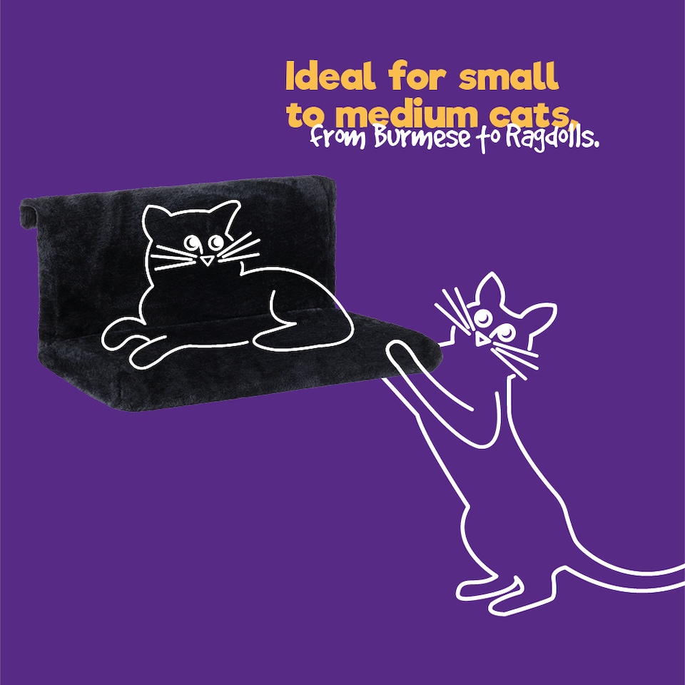 image 1 of Cat Radiator Bed Black
