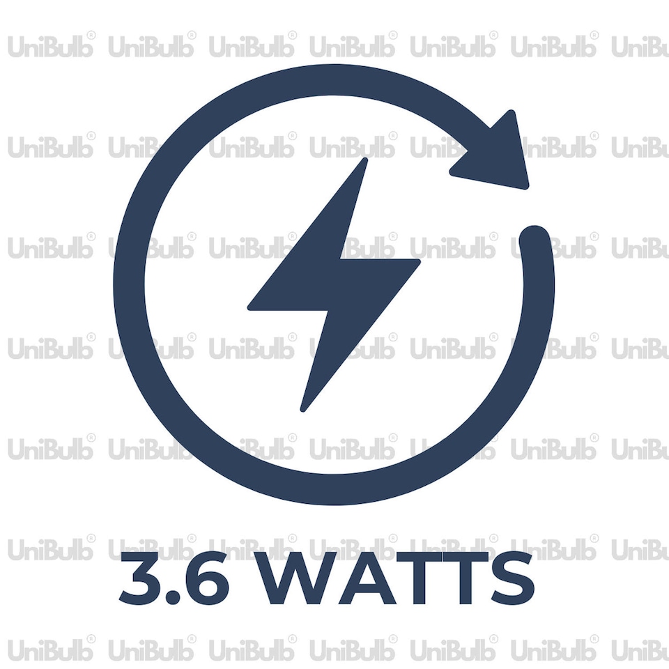 image 1 of UniBulb LED GU10 345lm 3.6W (Replaces 50W) 6500K (Daylight) Spotlight Downlight Dimmable Light Bulb - Pack of 1 | White | Daylight | 1