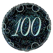 18" PACKAGED BLUE PRISM 100 FOIL BALLOON - UNIQUE N/A