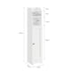 image 9 of SoBuy FRG177-II-W Bathroom Storage Cabinet with 3 Adjustabel Shelves