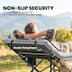 image 4 of Outsunny Sleeping Mat, Foldable Camping Pad with Elastic Straps Light Grey | Grey | Light Grey | 200 x 80 x 8 cm
