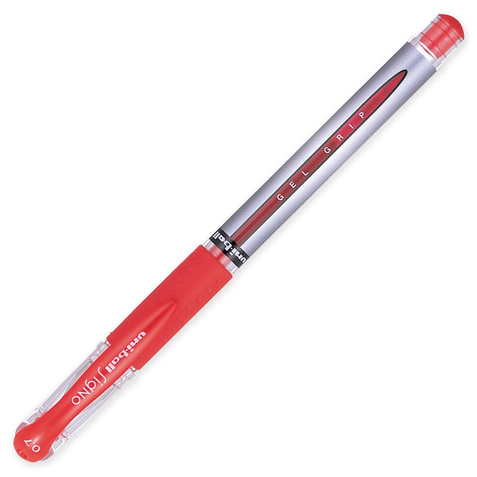 image 1 of Uni-Ball UM-151S Signo Gel Grip Rollerball Pen 0.7mm Pack of 12