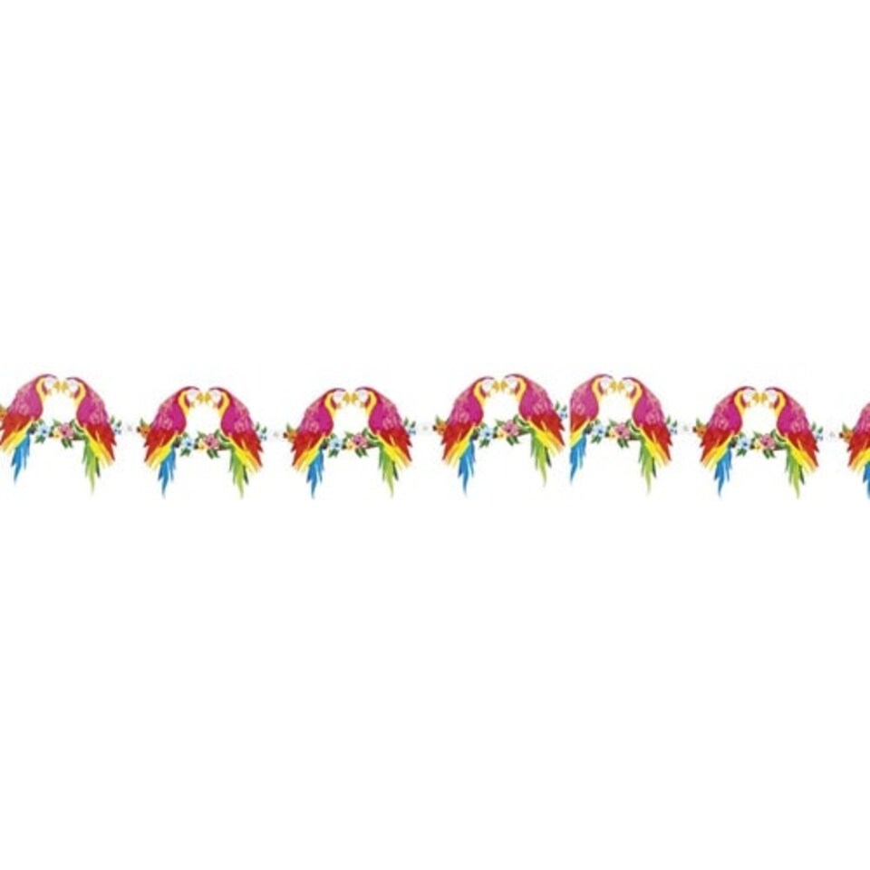 Aloha Parrot Design Garland 300cm